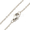 Non-Tarnish Constellation Pendant Necklaces NJEW-S422-04P-05-4