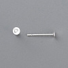 304 Stainless Steel Stud Earring Findings STAS-H436-24S-3mm-2