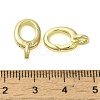 Brass Spring Gate Rings KK-B089-19G-3