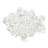 Transparent Electroplate Glass Beads GLAA-L046-02H-1
