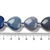 Dyed & Heated Natural Blue Aventurine Beads Strands G-C150-A23-01-5