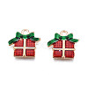 Christmas Alloy Enamel Pendants X-ENAM-Q442-58-2