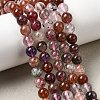 Natural Super Seven Quartz Beads Strands G-D359-B01-6mm-1