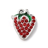 Strawberry Alloy Pendants LS-PALLOY-S051-04P-1