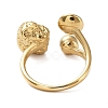 304 Stainless Steel Open Cuff Ring Findings STAS-K263-03G-3