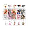 Alloy Enamel Pendants PALLOY-TA0001-14-2