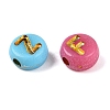 Plating Acrylic Beads PACR-T017-02M-3