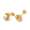 PVD Vacuum Plating 304 Stainless Steel Stud Earring EJEW-C099-01GP-4