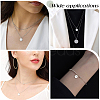 4Pcs 925 Sterling Silver Pendants STER-BBC0005-37B-5