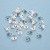 201 Stainless Steel Bead Cap Pendant Bails STAS-L244-27E-S-2