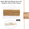 10M PVD Vacuum Plating 316 Stainless Steel Cable Chains CHS-BBC0001-19-2