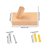 Wood Clothes Hanger Hook AJEW-WH0182-93B-2