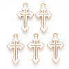 Alloy Enamel Pendants X-ENAM-S121-059-2