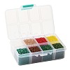 FGB 200G 8 Colors 12/0 Grade A Round Glass Seed Beads SEED-JP0010-14-2mm-6