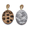 Natural Tiger Eye Pendants RB-S056-23-RS-3