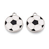 30Pcs Eco-Friendly Alloy Enamel Hollow Pendants FIND-SC0004-59-3
