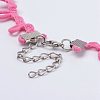 Cloth Gothic Choker Necklaces NJEW-E085-29G-3