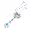 Natural Gemstone Big Pendants G-N333-008F-1