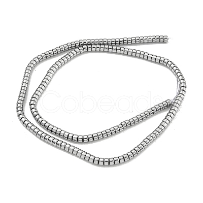 Electroplated Synthetic Non-magnetic Hematite Beads Strands G-K361-A02-01-1