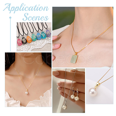 120Pcs 2 Colors Brass Peg Bails Pendants KK-WR0001-58-1