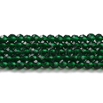 Transparent Glass Beads Strands GLAA-H021-03-15-1