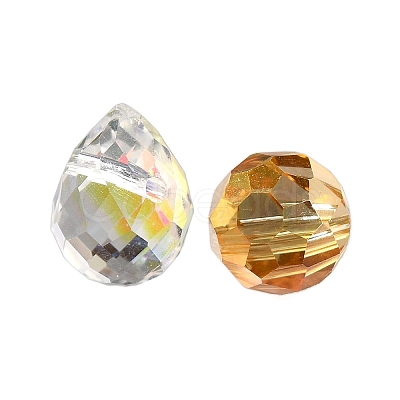 Transparent Glass Pendants GLAA-P070-A-1