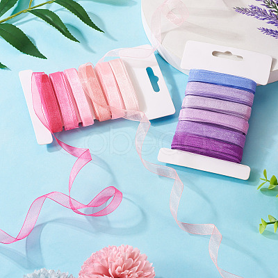 30 Yards 6 Colors Polyester Ribbon OCOR-TAC0028-06D-1