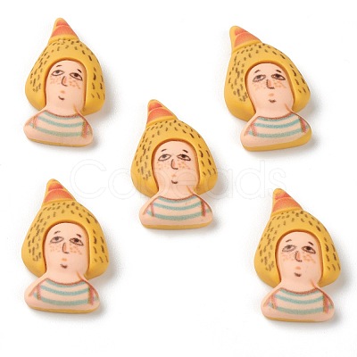 Resin Cabochons CRES-G015-07-1