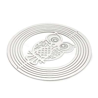 201 Stainless Steel Laser Cut Connector Charms STAS-Z116-01P-04-1