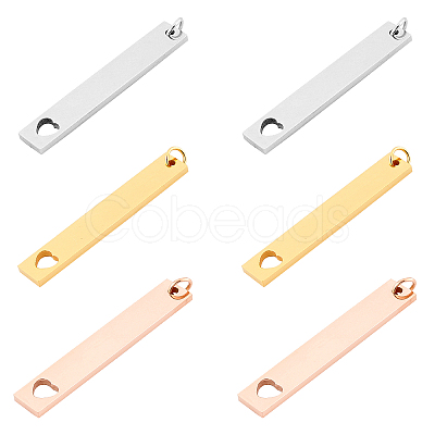 201 Stainless Steel Pendants STAS-UN0009-85-1