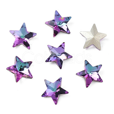 Glass Rhinestone Cabochons MRMJ-N029-04A-07-1