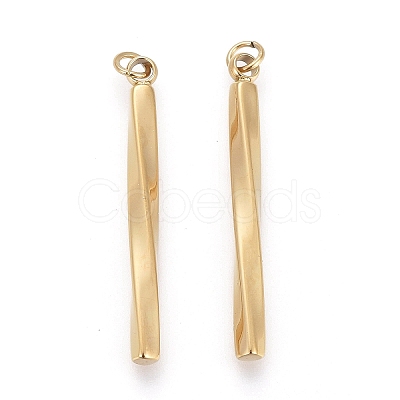 Ion Plating(IP) 304 Stainless Steel Pendants LS-STAS-F256-021G-1