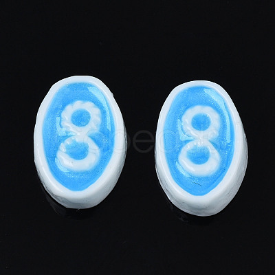 Opaque Resin Cabochons CRES-S302-59A-1