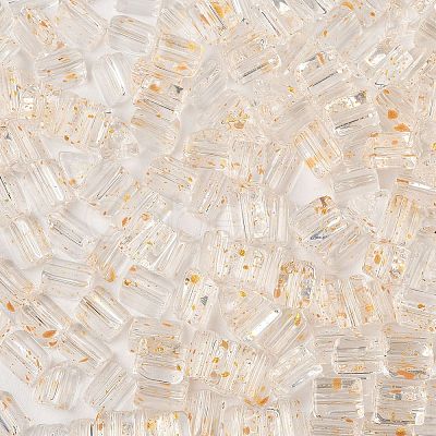 Transparent Spray Painted Glass Seed Beads SEED-L011-10A-05-1