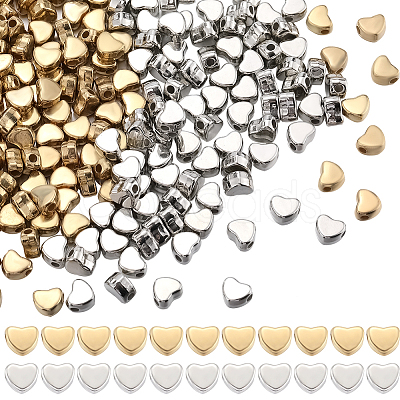 800Pcs 2 Colors CCB Plastic Beads CCB-SC0001-12-1
