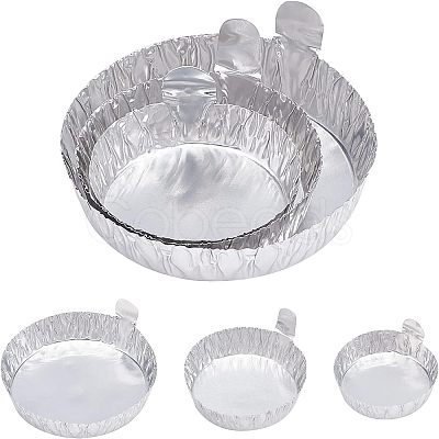 90Pcs 3 Style Aluminum Foil Weighing Dish AJEW-OC0002-56-1