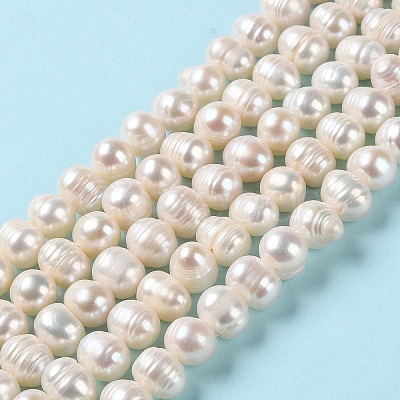 Natural Cultured Freshwater Pearl Beads Strands PEAR-E018-11-1