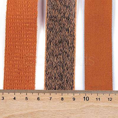 9Pcs 3 Styles Halloween Polyester & Polycotton Ribbons Sets SRIB-A015-03A-04-1