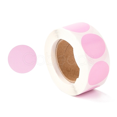 Self-Adhesive Blank Round Paper Gift Tag Stickers DIY-G013-I14-1