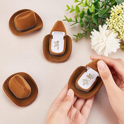 CHGCRAFT Cowboy Hat Velvet Boxes CON-CA0001-012-1