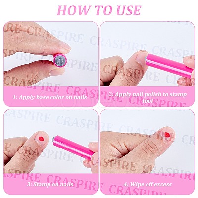 ABS Plastic Nail Art Stamp Pen Set TOOL-WH20005-20B-1