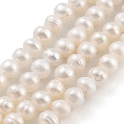 Natural Cultured Freshwater Pearl Beads Strands LS-PEAR-C003-39-1