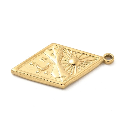 304 Stainless Steel Pendants STAS-I322-10G-1