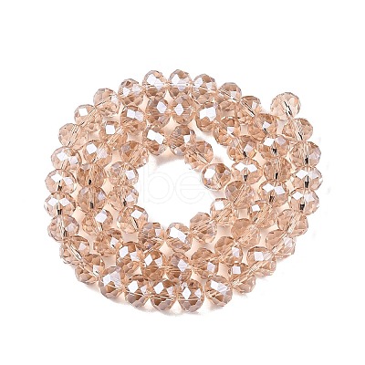 Electroplate Glass Beads Strands X-EGLA-A044-T8mm-A20-1