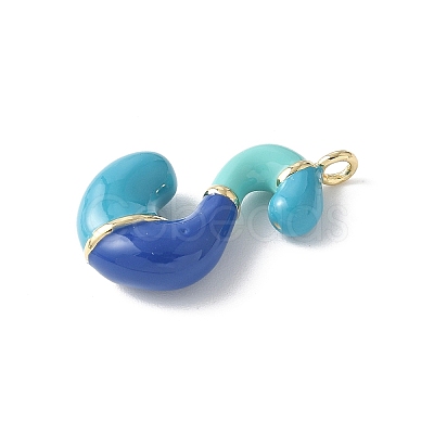 Brass Enamel Pendants KK-E093-03G-S-02-1