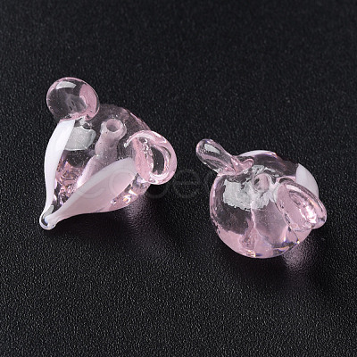 Handmade Transparent Lampwork Beads LAMP-T011-12F-1