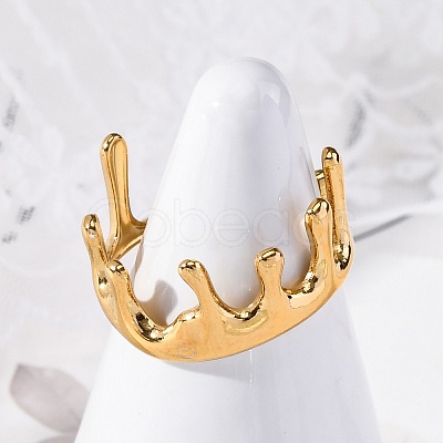 Marine Animal Theme 304 Stainless Stee Open Cuff Rings LS-RJEW-Q005-01F-G-1