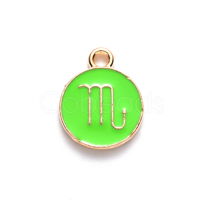 Alloy Enamel Pendants LS-ENAM-S124-01A-06L-1