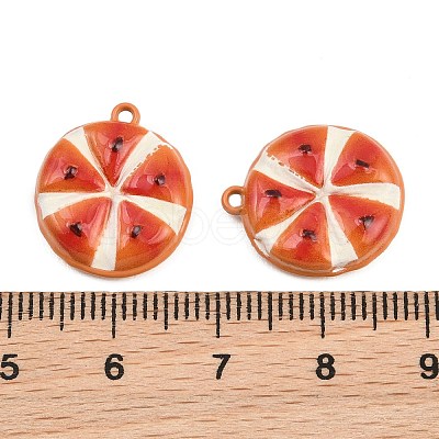 Baking Paint Zinc Alloy Pendants AL-CBA032C-03B-1
