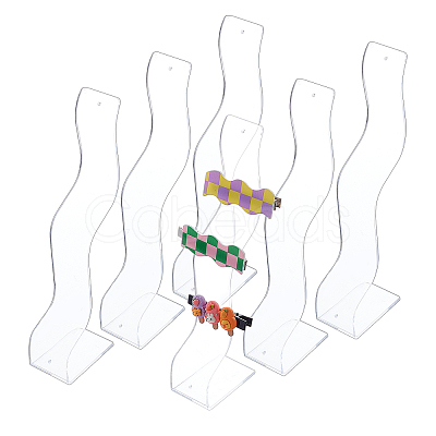 Plastic Hair Clip Displays AJEW-WH00245-25B-1